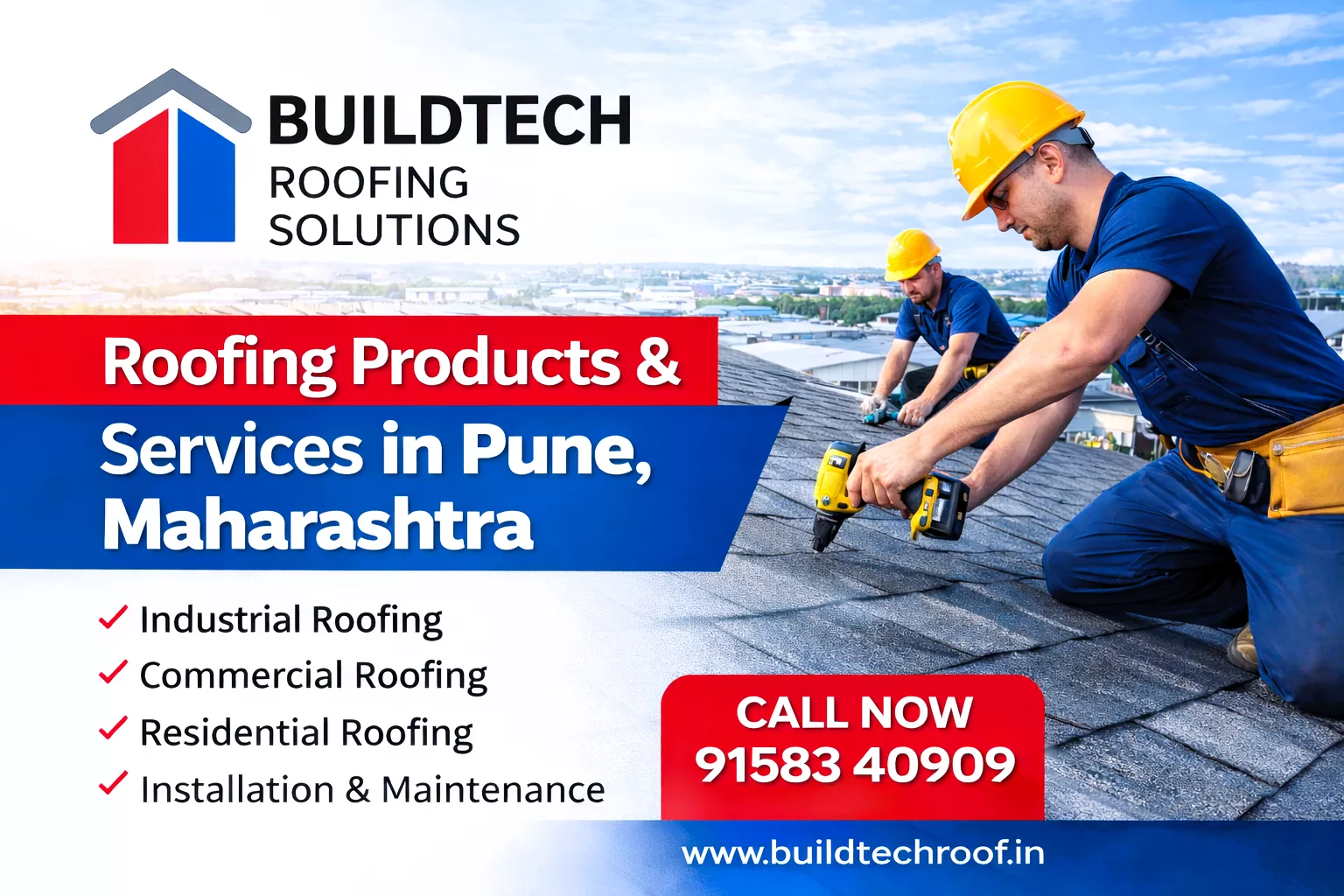 Roofing services in Pune, Maharashtra