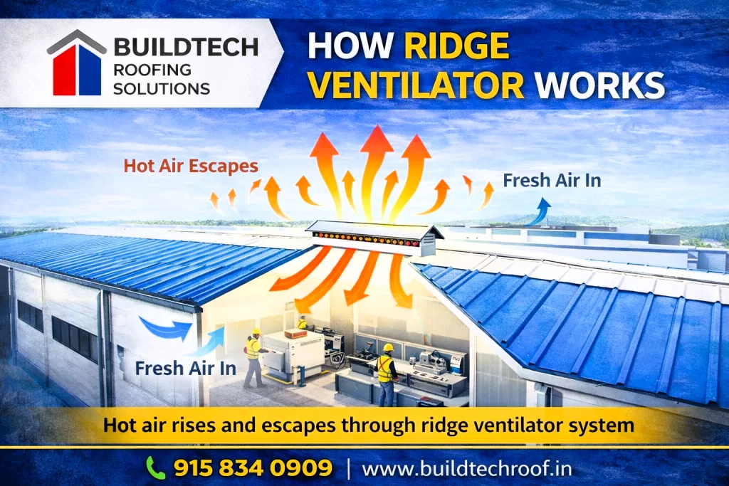 Ridge Ventilator System in Pune