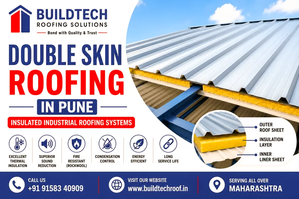 Double Skin Roofing in Pune | Insulated Industrial Roofing Systems