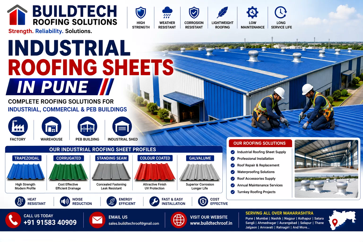 Industrial Roofing Sheets in Pune