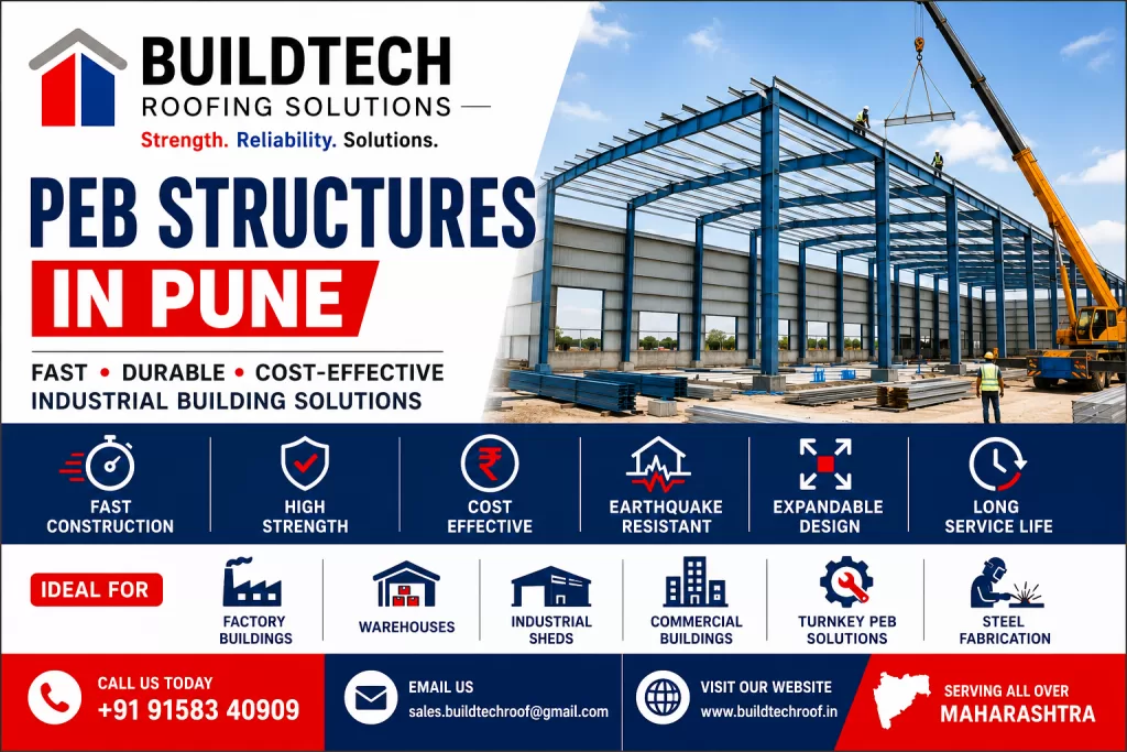PEB Structures in Pune | Industrial Steel Building Solutions