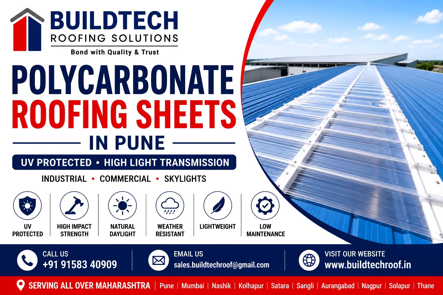 Professional polycarbonated sheets in Pune Image in Dt