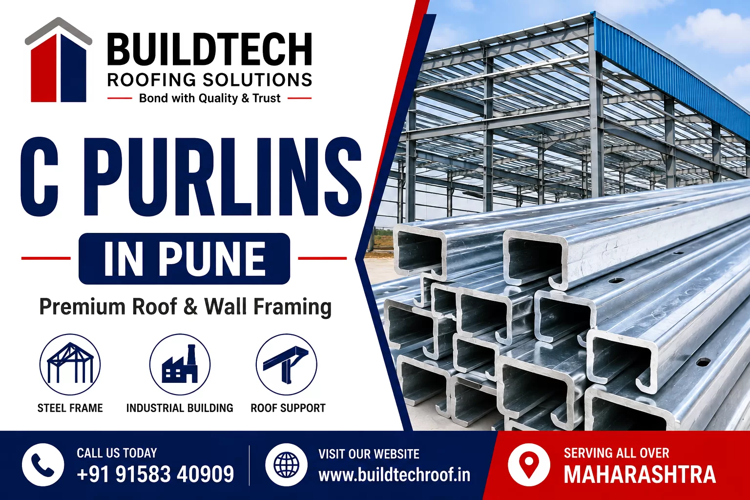 BuildTech C Purlins Engineered for Performance